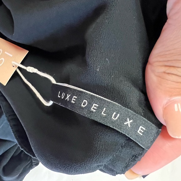 Luxe Deluxe NWT Look Twice One Shoulder Ruffle Dress Size 4 - Picture 9 of 16